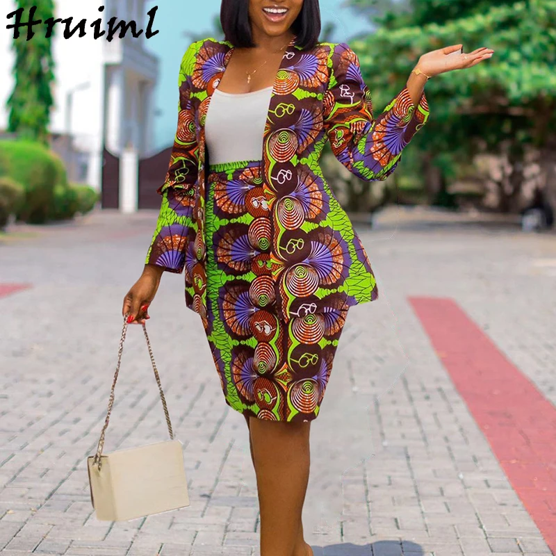 Wholesale Two-piece Set Ladies Long Sleeve Turn-down Collar Jacket Mini Skirt Africa Style Set of Two Fashion Pieces for Women
Wholesale Two-piece Set Ladies Long Sleeve Turn-down Collar Jacket Mini Skirt Africa Style Set of Two Fashion Pieces for Women
