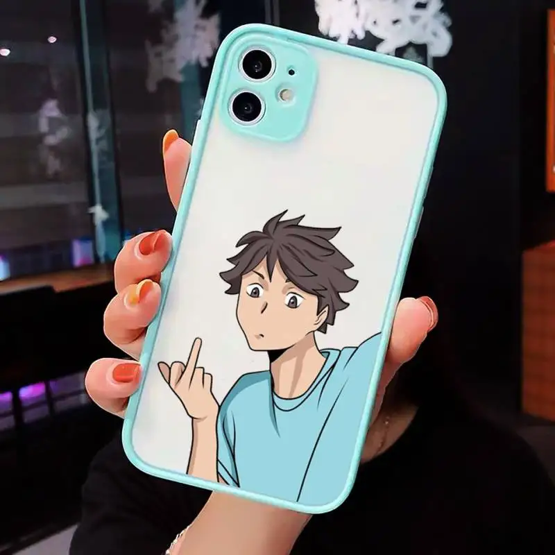 anime Haikyuu Oikawa Phone Case matte transparent For iphone 7 8 11 12 plus mini x xs xr pro max cover
anime Haikyuu Oikawa Phone Case matte transparent For iphone 7 8 11 12 plus mini x xs xr pro max cover