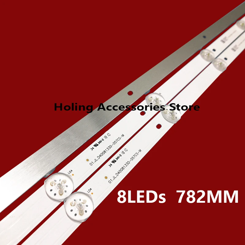 Светодиодная лента для подсветки 39, 40 дюймов, 3 шт.
Светодиодная лента для подсветки 39, 40 дюймов, 3 шт.