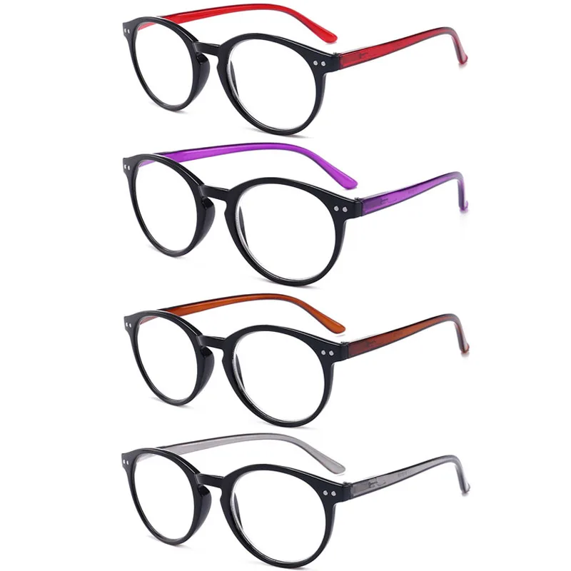 Fashion Round Frame Reading Glasses for Men and Women Flexible Spring Hinge Readers Presbyopic Spectacles
Fashion Round Frame Reading Glasses for Men and Women Flexible Spring Hinge Readers Presbyopic Spectacles