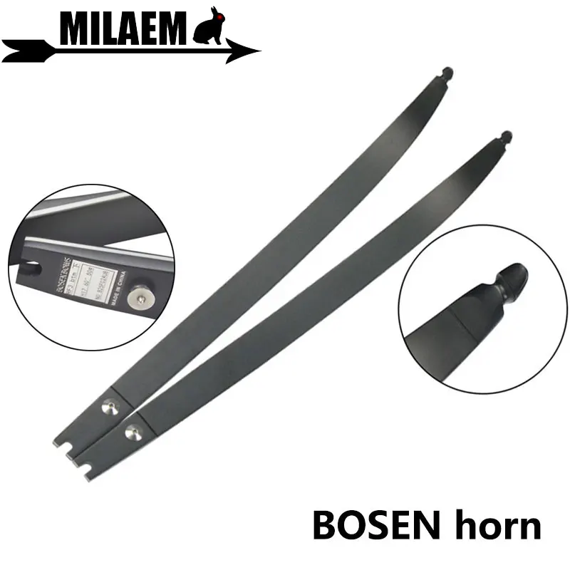 2pcs Archery BOSEN HORN Recurve Bow Limbs 20-55lbs ILF American Hunting Bow Foam Core RF5 Universal Limbs Shooting Accessories
2pcs Archery BOSEN HORN Recurve Bow Limbs 20-55lbs ILF American Hunting Bow Foam Core RF5 Universal Limbs Shooting Accessories