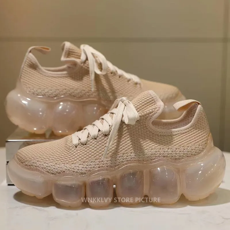 Daddy shoes women 2020 new breathable socks shoes crystal air cushion bottom causal shoes knitted sneakers running shoes
Daddy shoes women 2020 new breathable socks shoes crystal air cushion bottom causal shoes knitted sneakers running shoes