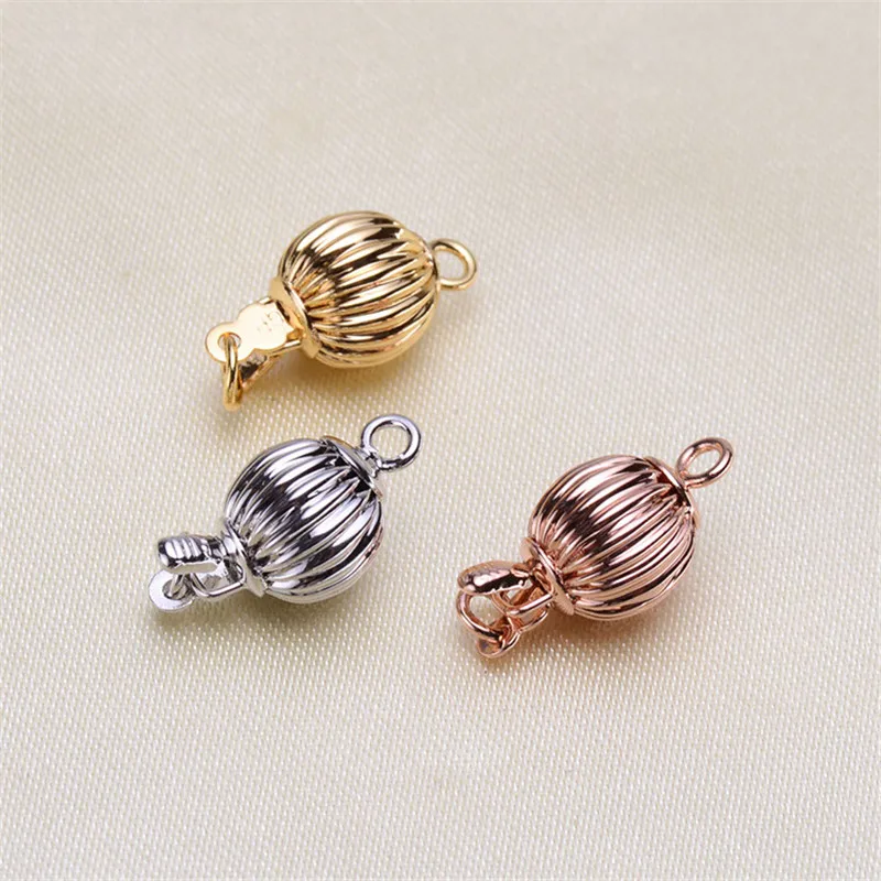 New Pearl Necklace Bracelet Clasp, 18 k gold plated clasp connector, maintenance of DIY accessories material
New Pearl Necklace Bracelet Clasp, 18 k gold plated clasp connector, maintenance of DIY accessories material