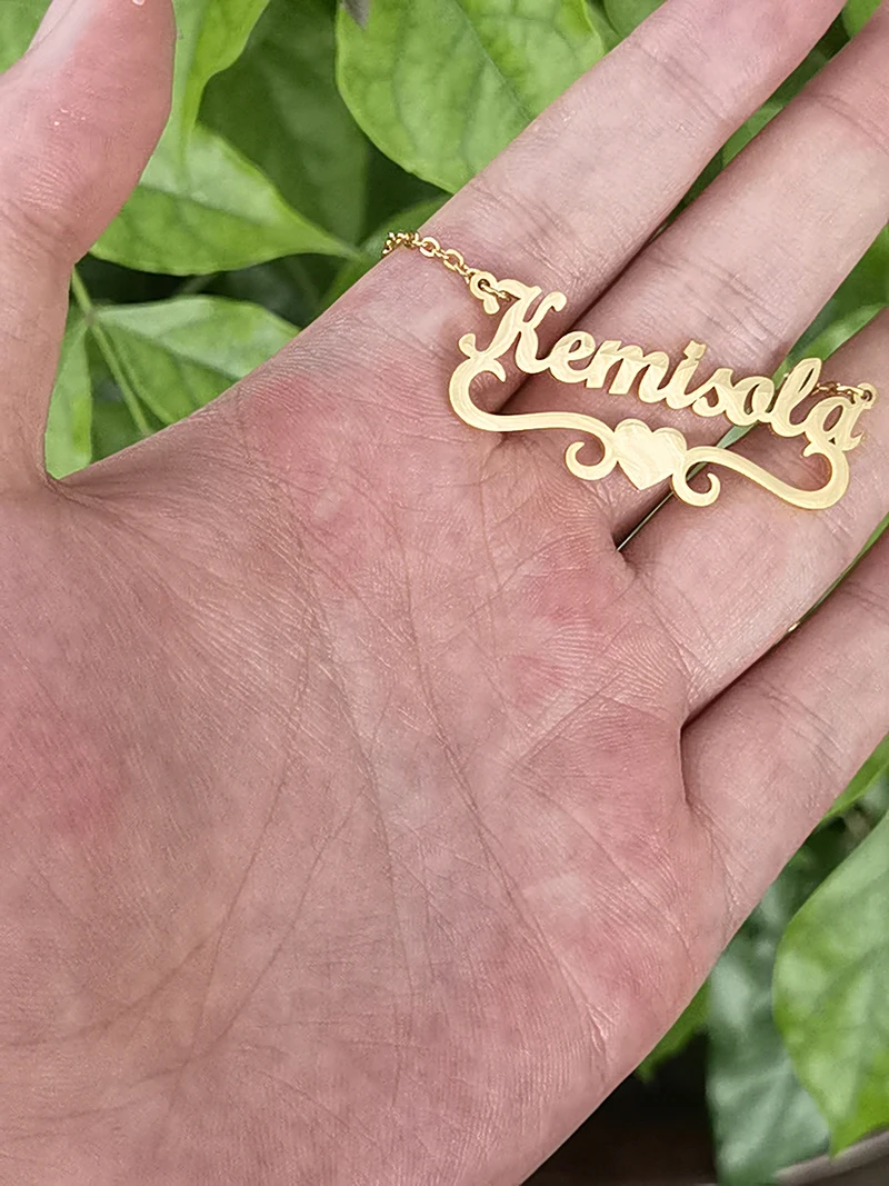 Custom Russian Korean Arabic Hebrew Punjabi Name Necklace Stainless Steel With Heart Customized Choker Birthday Mom BoysGifts
Custom Russian Korean Arabic Hebrew Punjabi Name Necklace Stainless Steel With Heart Customized Choker Birthday Mom BoysGifts