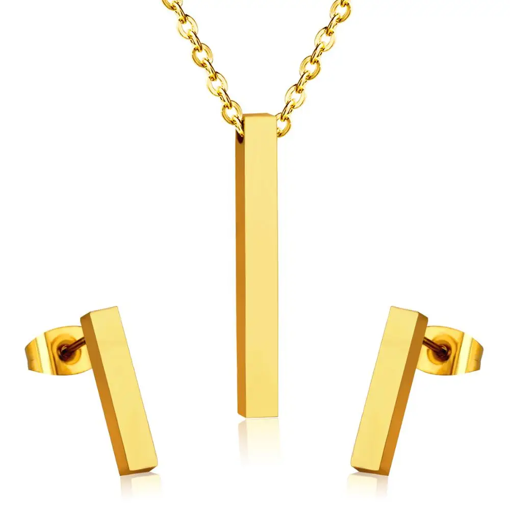LUXUKISSKIDS Jewelry Set Gold/Steel Color Long Square Pendant Necklace Drop Dangle Earrings Dubai African Jewelry Set
LUXUKISSKIDS Jewelry Set Gold/Steel Color Long Square Pendant Necklace Drop Dangle Earrings Dubai African Jewelry Set