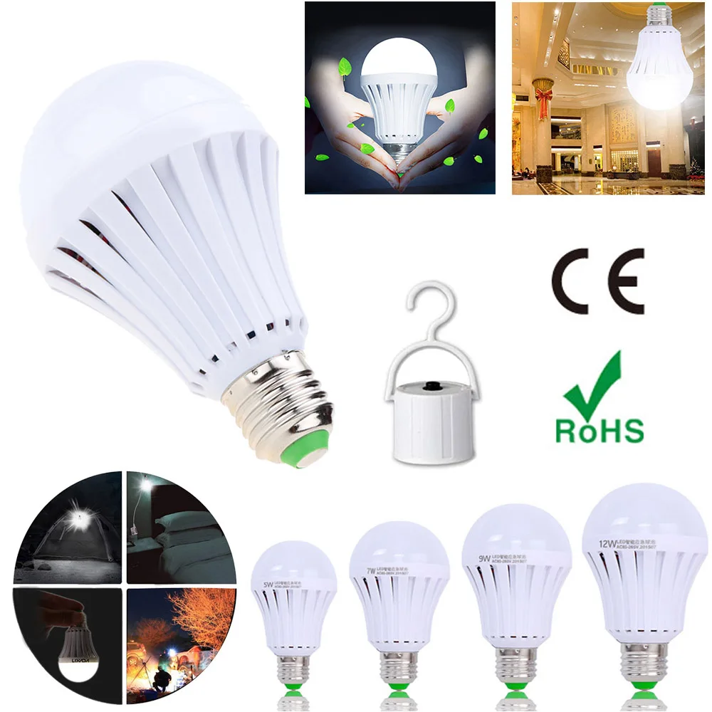 Rechargeable Emergency LED Light Bulb E27 Lamp Magic light bulb with water on the smart emergency bulb rechargeable water light
Rechargeable Emergency LED Light Bulb E27 Lamp Magic light bulb with water on the smart emergency bulb rechargeable water light