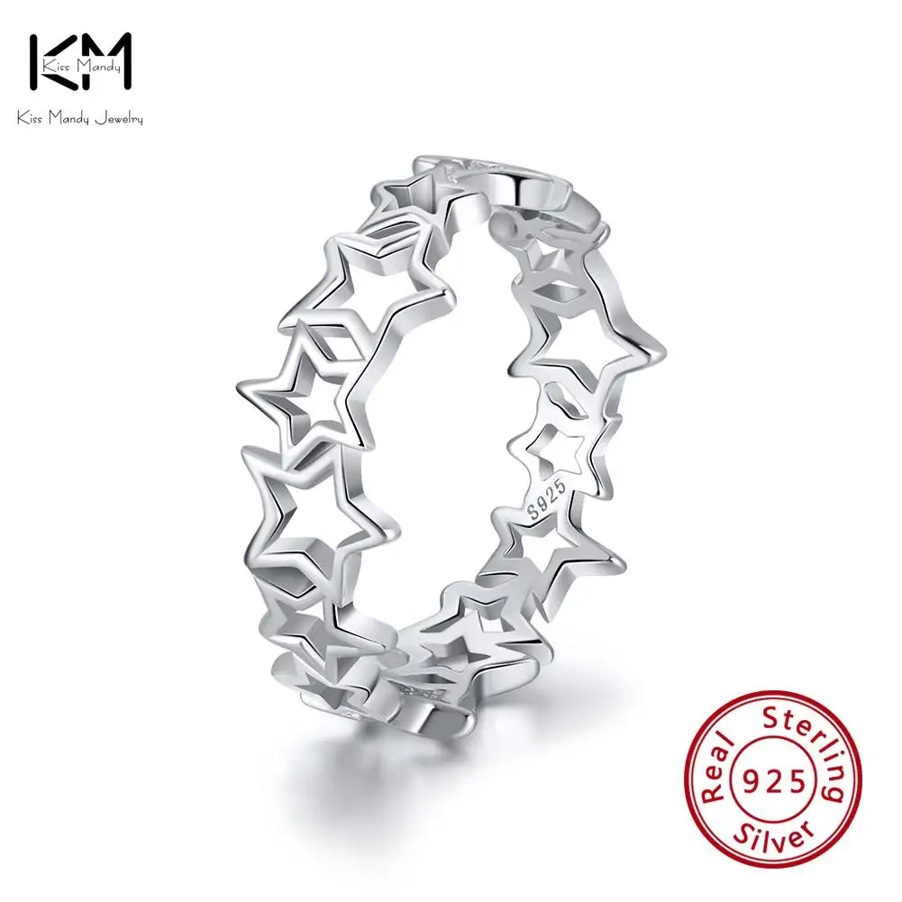 KISS MANDY Vintage 925 Sterling Silver Star Rings for Women Fashion Bijoux Gift Female Finger Rings Anillos Wholesale SR103
KISS MANDY Vintage 925 Sterling Silver Star Rings for Women Fashion Bijoux Gift Female Finger Rings Anillos Wholesale SR103