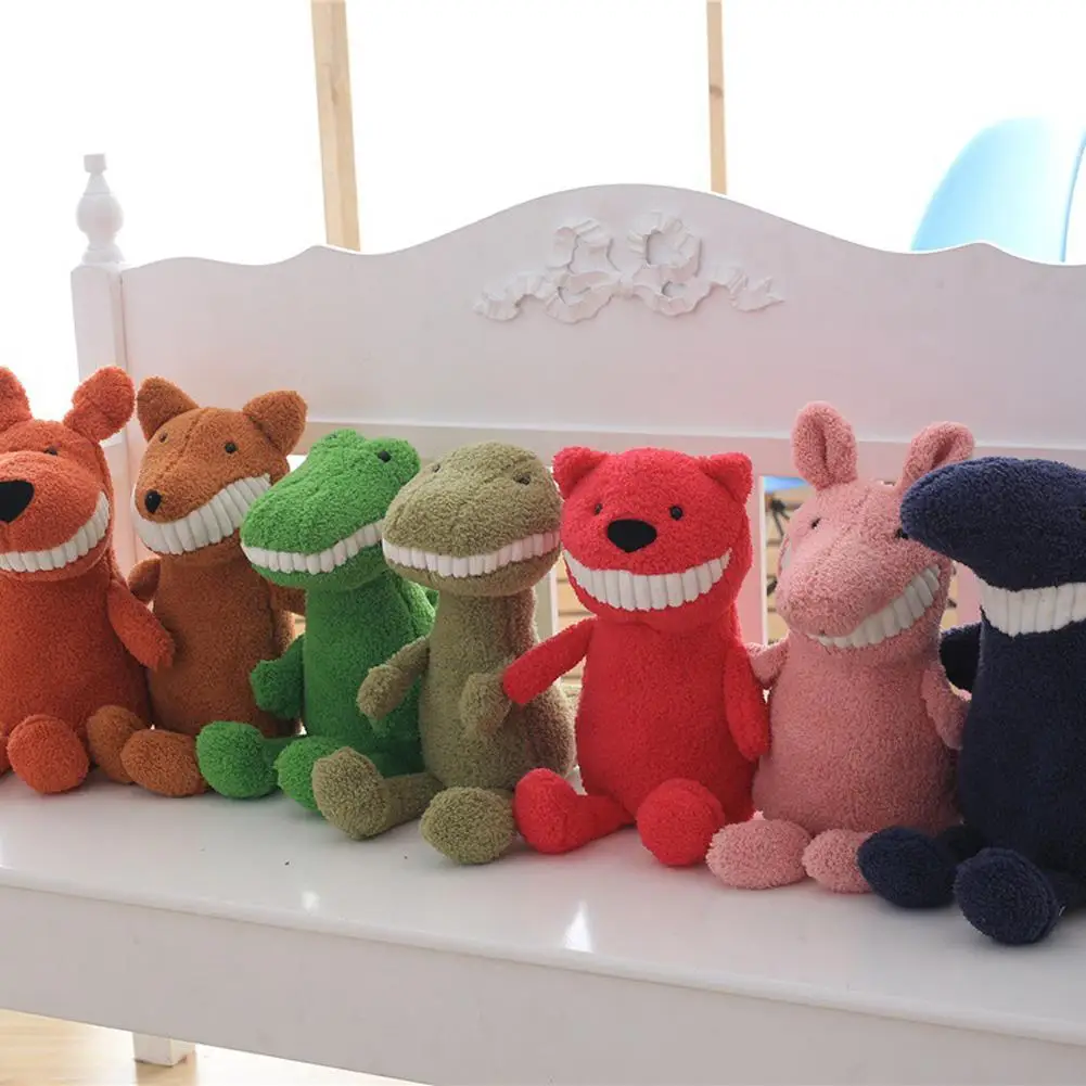 Funny Plush Toy Lovely Smile Big Teeth Animals Soft Stuffed Baby Dolls Children Appease Dolls Kids Birthday Gift
Funny Plush Toy Lovely Smile Big Teeth Animals Soft Stuffed Baby Dolls Children Appease Dolls Kids Birthday Gift