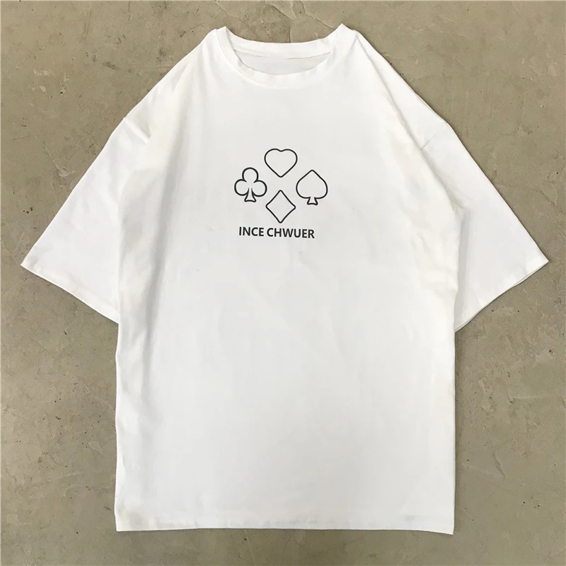 Sakurada Kawashima 2021 Summer New Internet Celebrity Super Hot Reflective Playing Cards Loose BM Style Short Sleeve T-shirt
Sakurada Kawashima 2021 Summer New Internet Celebrity Super Hot Reflective Playing Cards Loose BM Style Short Sleeve T-shirt