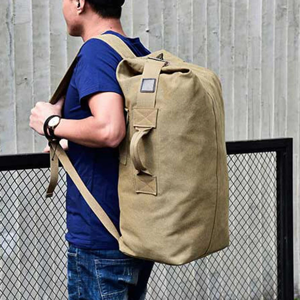 Рюкзак мужской спортивный однотонный армейский | Багаж и сумки