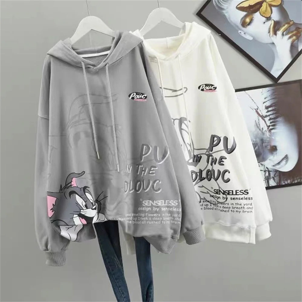 Autumn Funny Loose Women Hoodie Sweatshirt Harajuku Oversize Long Sleeve Korean Style High Street Female Pullovers Hoodies
Autumn Funny Loose Women Hoodie Sweatshirt Harajuku Oversize Long Sleeve Korean Style High Street Female Pullovers Hoodies