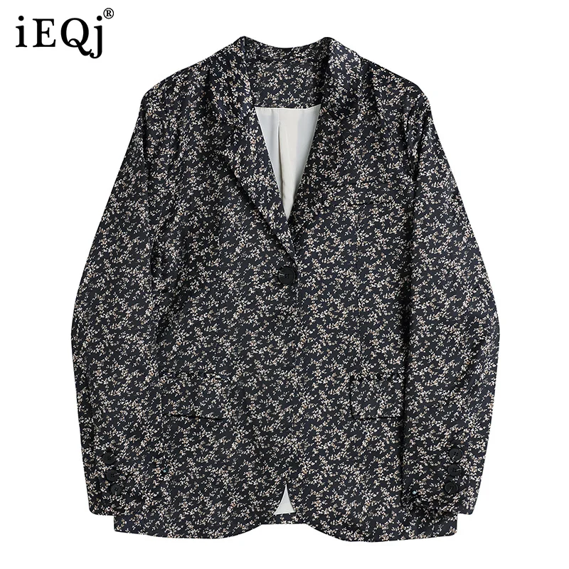 IEQJ Women Vintage Printed Casual Cozy Blazer New Notched Long Sleeve Loose Jacket Fashion Tide Spring Autumn 2021 3F0990
IEQJ Women Vintage Printed Casual Cozy Blazer New Notched Long Sleeve Loose Jacket Fashion Tide Spring Autumn 2021 3F0990