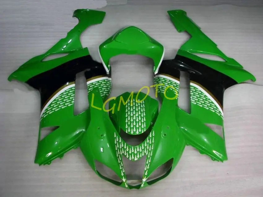 Motorcycle Bodywork for Kawasaki ZX6R ZX 6R ABS Fairings kit 636 zx6r 08 green and blk Body Kits Ninja zx 6r 07 2007 - 2008
Motorcycle Bodywork for Kawasaki ZX6R ZX 6R ABS Fairings kit 636 zx6r 08 green and blk Body Kits Ninja zx 6r 07 2007 - 2008