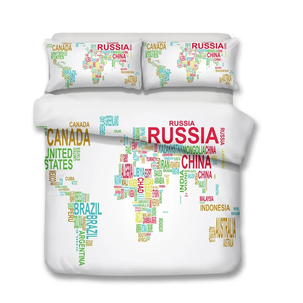 Modern World Map Down Quilt Set 3d Printed Microfiber Soft Quilt Set Teen Adult Bedroom Simple Bedroom Home Textile Set
Modern World Map Down Quilt Set 3d Printed Microfiber Soft Quilt Set Teen Adult Bedroom Simple Bedroom Home Textile Set