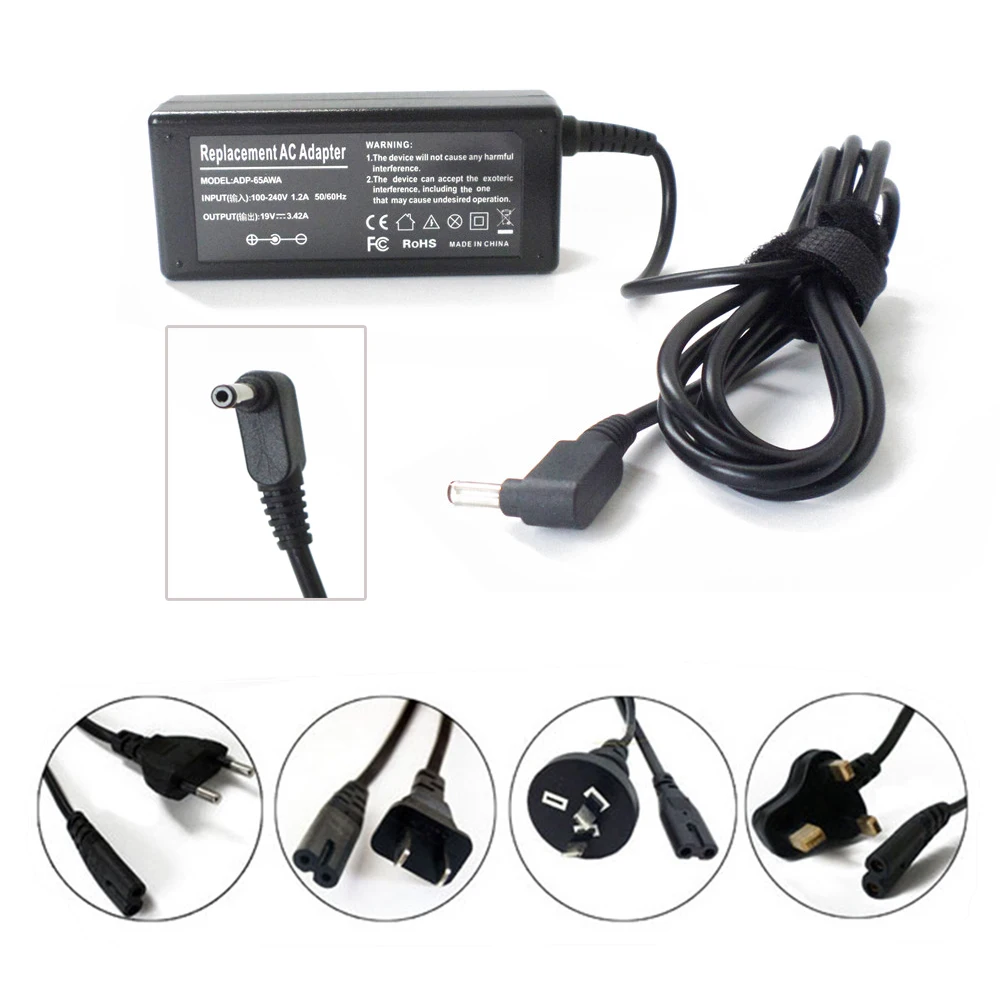 

New 19V 3.42A 65W AC Adapter Power Supply Cord Battery Charger For Asus ZenBook UX32VD-R4013V UX32VD-R3001X ADP-65AW A Notebook