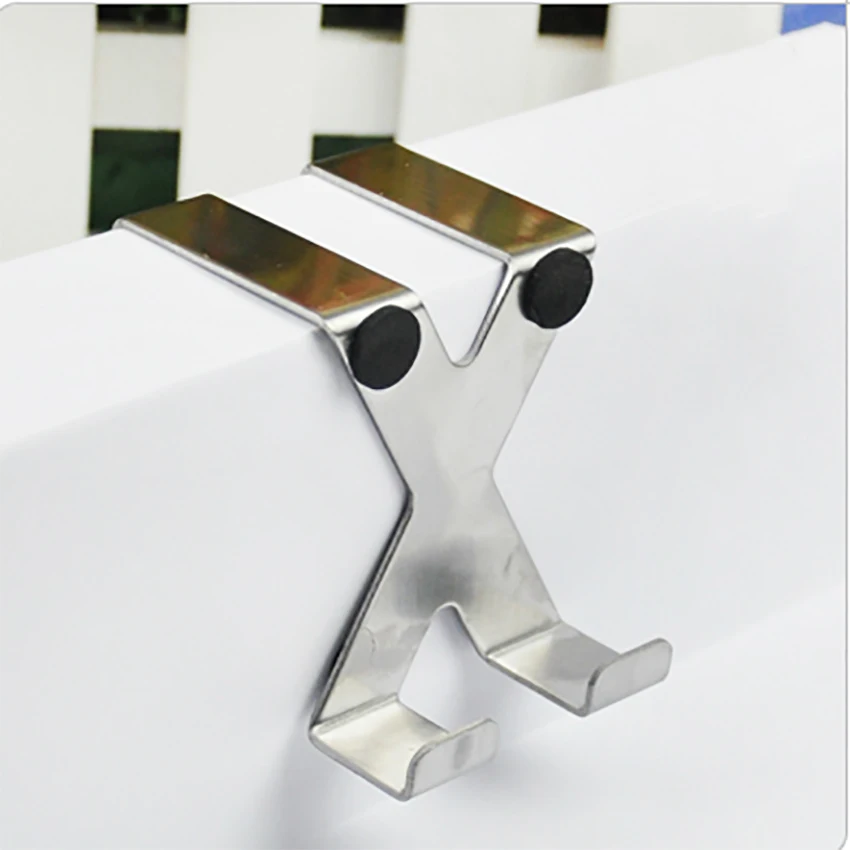 Вешалка-крючок на дверь, органайзер из нержавеющей стали для пальто, полотенец, сумок, 2 крючка для халата, для двери толщиной 4 см
Вешалка-крючок на дверь, органайзер из нержавеющей стали для пальто, полотенец, сумок, 2 крючка для халата, для двери толщиной 4 см