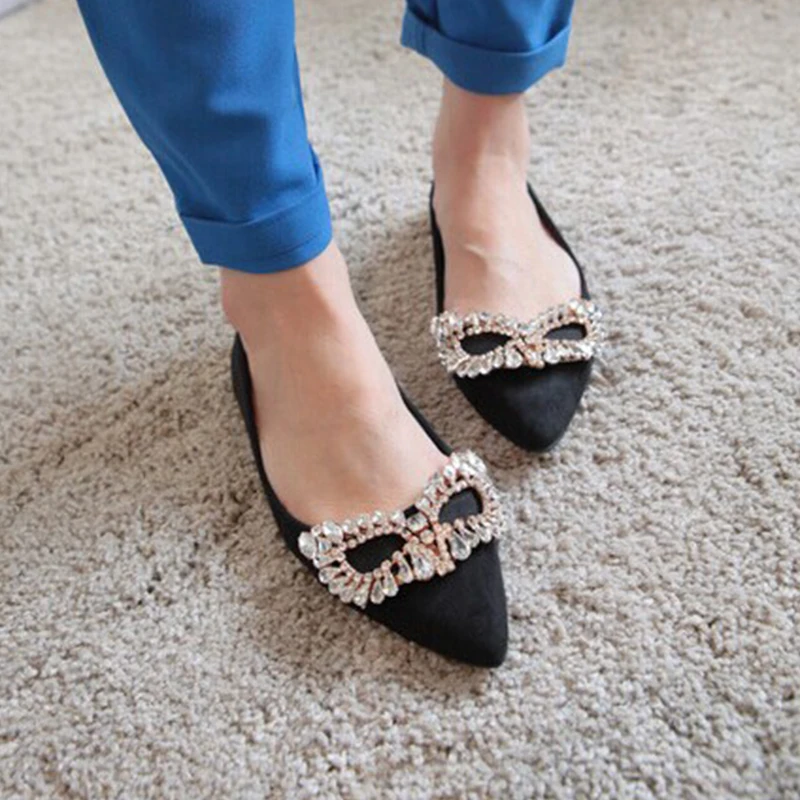 Novelty Crystal Fox Mask Pointed Toe Flock Moccasins Woman Slip on Shallow Solid Ballet Flats Women Shoes Zapatos De Mujer 2020
Novelty Crystal Fox Mask Pointed Toe Flock Moccasins Woman Slip on Shallow Solid Ballet Flats Women Shoes Zapatos De Mujer 2020