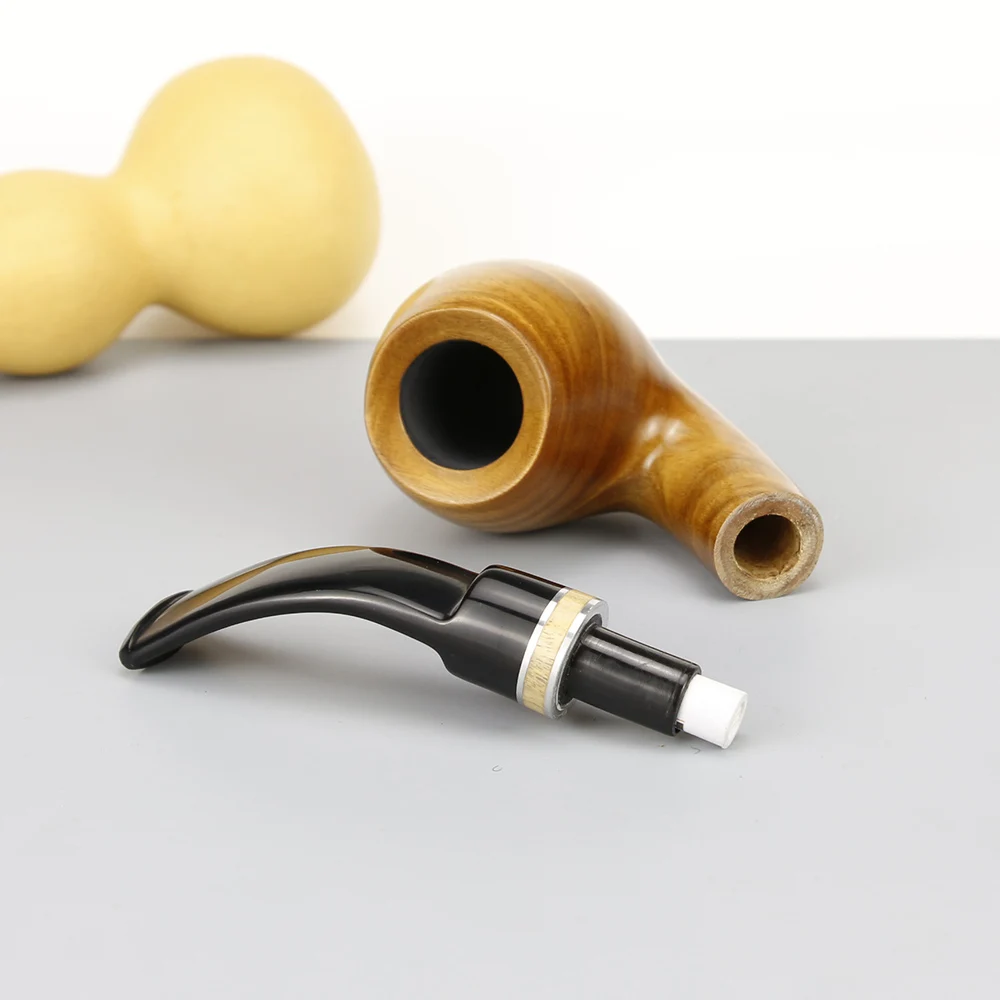 High Quality Green Sandal Wood Pipe 9mm Filter Tobacco Pipe Classic Bent Smoking Pipe 10 tools free Wooden Smoke Pipe
High Quality Green Sandal Wood Pipe 9mm Filter Tobacco Pipe Classic Bent Smoking Pipe 10 tools free Wooden Smoke Pipe
