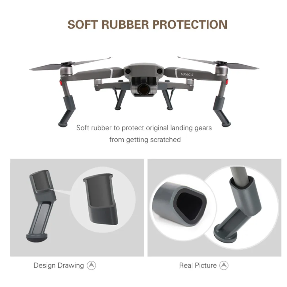 Extended Landing Gear Leg Support Protector Extension For DJI Mavic 2 Pro & Zoom
Extended Landing Gear Leg Support Protector Extension For DJI Mavic 2 Pro & Zoom