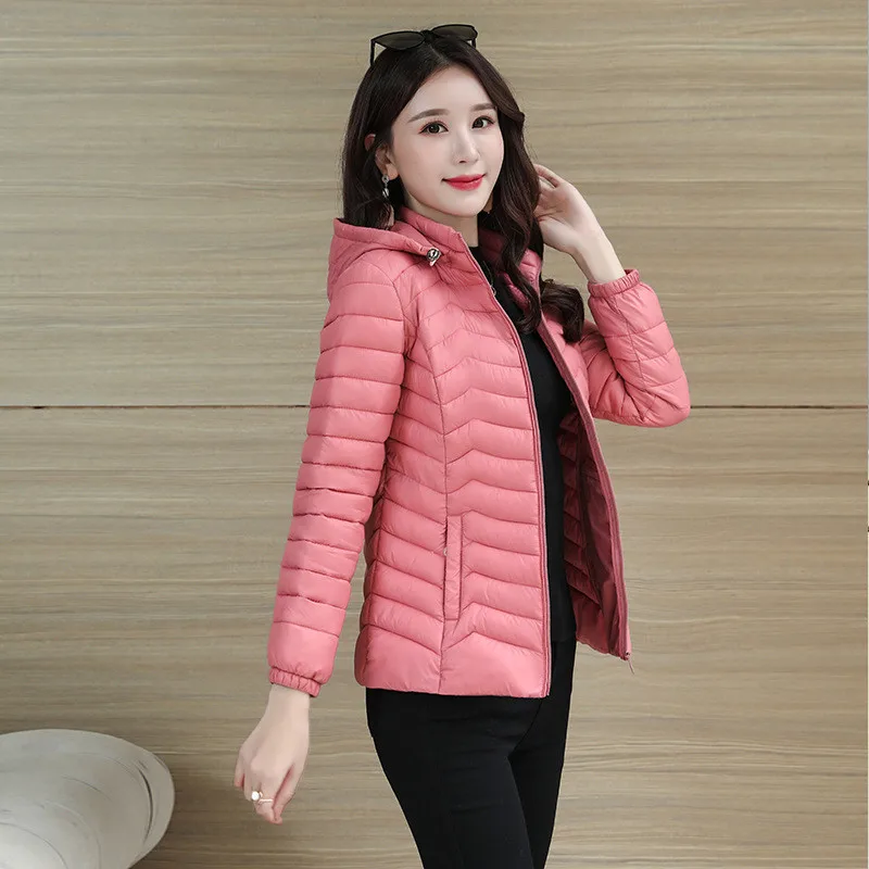 Jacket women red L-4XL plus size light thin down cotton coats 2020 autumn winter new Korean fashion slim pink hooded parka LR924
Jacket women red L-4XL plus size light thin down cotton coats 2020 autumn winter new Korean fashion slim pink hooded parka LR924