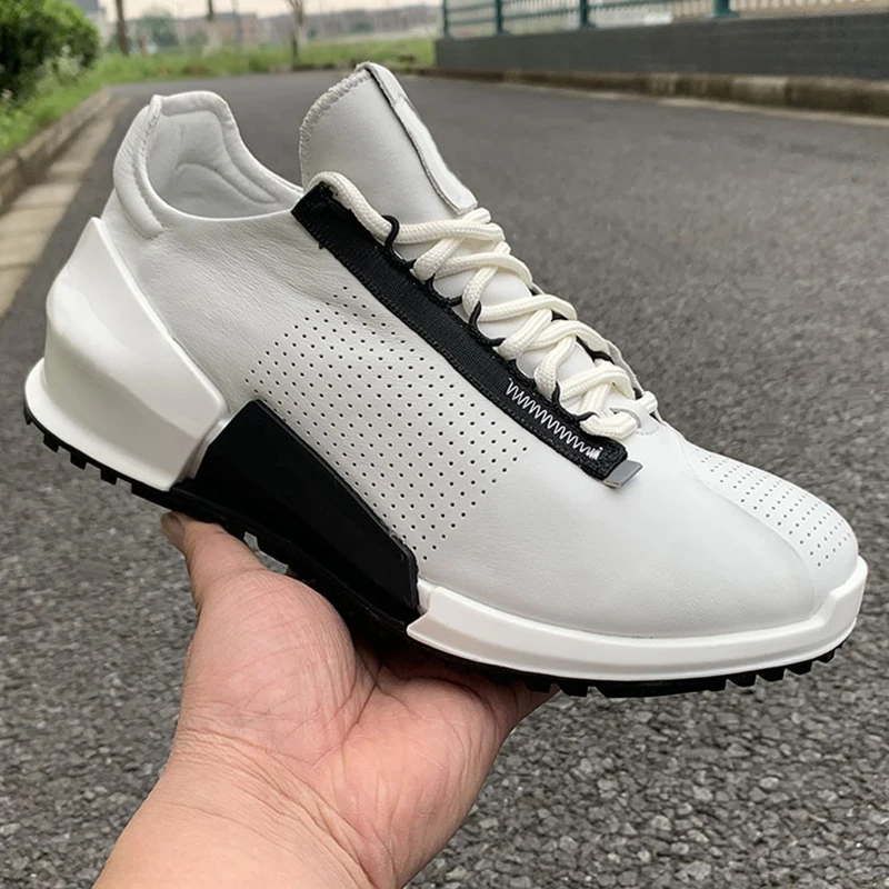 Men's Golf Shoes Leather Outdoor Sneakers Sports And Leisure Men's Running Non-slip Breathable And Absorbent Shoes White Shoes
Men's Golf Shoes Leather Outdoor Sneakers Sports And Leisure Men's Running Non-slip Breathable And Absorbent Shoes White Shoes
