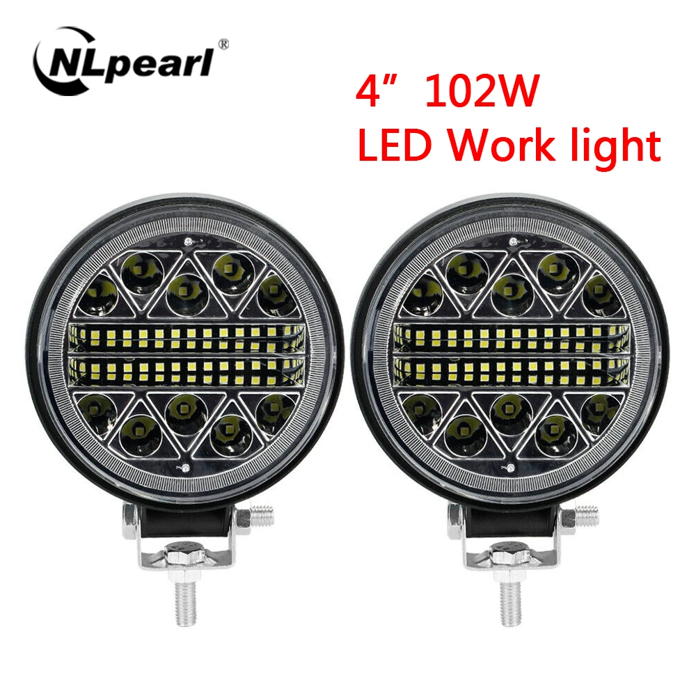 NLpearl 12V 24V LED Light Bar/Work Light Offroad 4X4 for Jeep Truck Tractor Boat SUV ATV LED Car Driving Work Light Fog Lights
NLpearl 12V 24V LED Light Bar/Work Light Offroad 4X4 for Jeep Truck Tractor Boat SUV ATV LED Car Driving Work Light Fog Lights