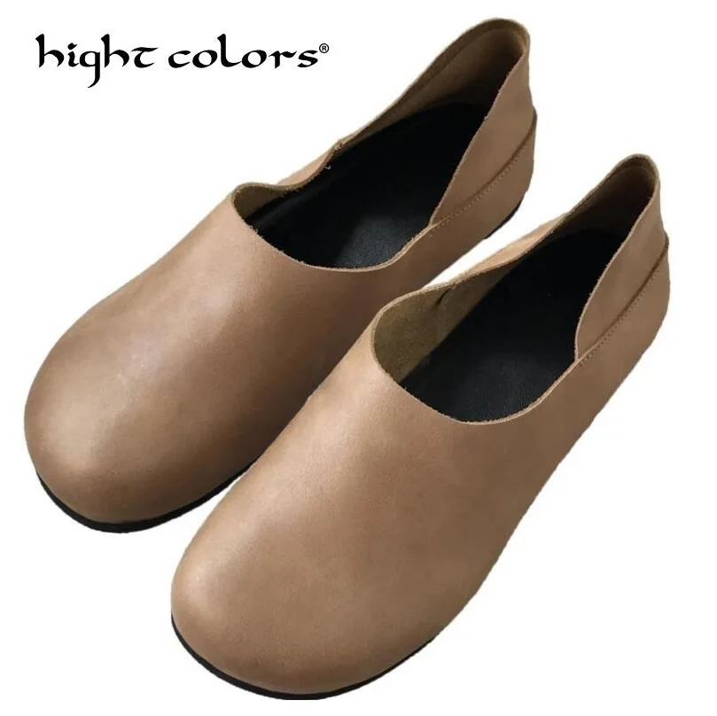 Spring Retro Genuine Leather Ballet Flats Women Casual Shoes Fashion Ballerines Flats Soft Outsole Mother Shoes Zapatos Mujer
Spring Retro Genuine Leather Ballet Flats Women Casual Shoes Fashion Ballerines Flats Soft Outsole Mother Shoes Zapatos Mujer