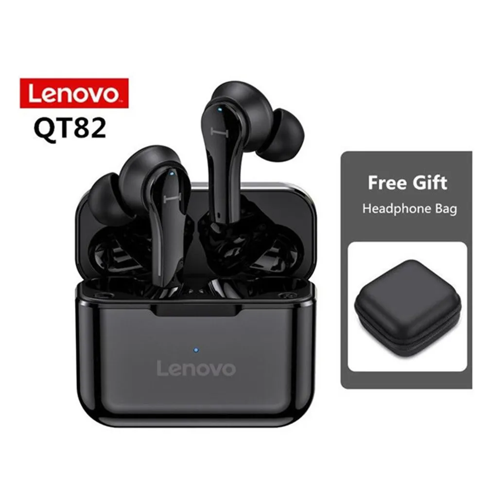 Original Lenovo QT82 wireless headphones TWS Bluetooth Earphones Touch Control Sport Headset Stereo Earbuds For Phone Android
Original Lenovo QT82 wireless headphones TWS Bluetooth Earphones Touch Control Sport Headset Stereo Earbuds For Phone Android