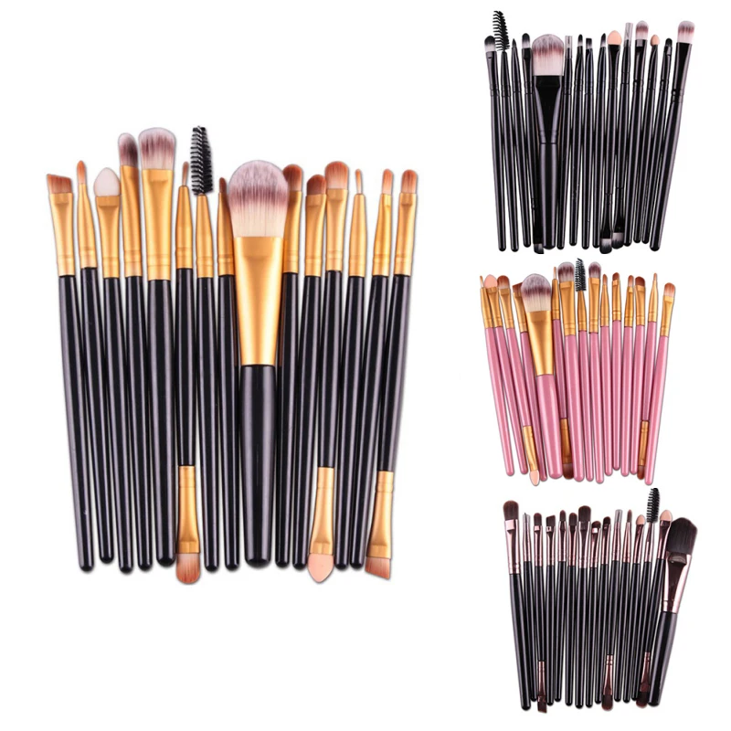 MAANGE 15Pcs Makeup Brushes Tool Set Cosmetic Powder Eye Shadow Foundation Blush Blending Makeup Brush Maquiagem
MAANGE 15Pcs Makeup Brushes Tool Set Cosmetic Powder Eye Shadow Foundation Blush Blending Makeup Brush Maquiagem