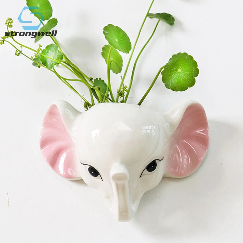 Strongwell Home Creative Garden Plant Potted Wall Decoration Flower Pot Basin Art Handicraft Cartoon Elephants Succulent Pots
Strongwell Home Creative Garden Plant Potted Wall Decoration Flower Pot Basin Art Handicraft Cartoon Elephants Succulent Pots