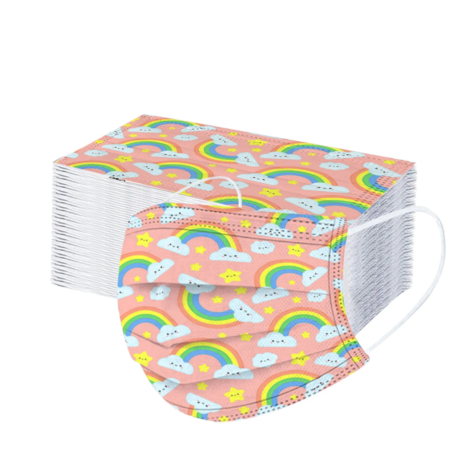 50pcs children's unisex mask disposable tie-dye printing mask mixed color three-layer non-woven design to prevent exhaust
50pcs children's unisex mask disposable tie-dye printing mask mixed color three-layer non-woven design to prevent exhaust