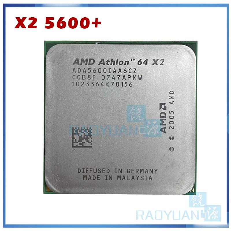 Двухъядерный процессор AMD Athlon 64 X2 5600 + 2 8 ГГц ADA5600IAA6CZ Разъем AM2|athlon x2|athlon x2 5600cpu processor |