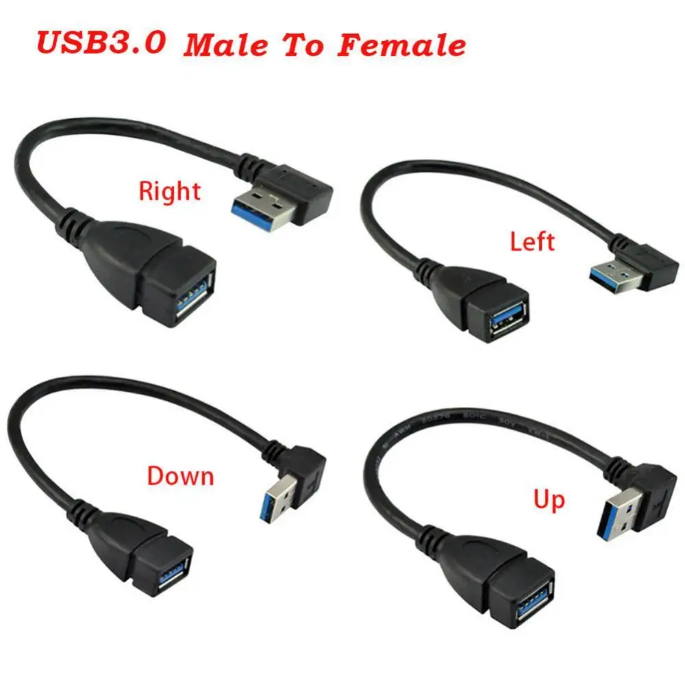 25CM USB Cable USB 3.0 Type A 90 Degree Right Angled Male to Female Extension Adapter Cable USB Adapter usb кабель переходник
25CM USB Cable USB 3.0 Type A 90 Degree Right Angled Male to Female Extension Adapter Cable USB Adapter usb кабель переходник