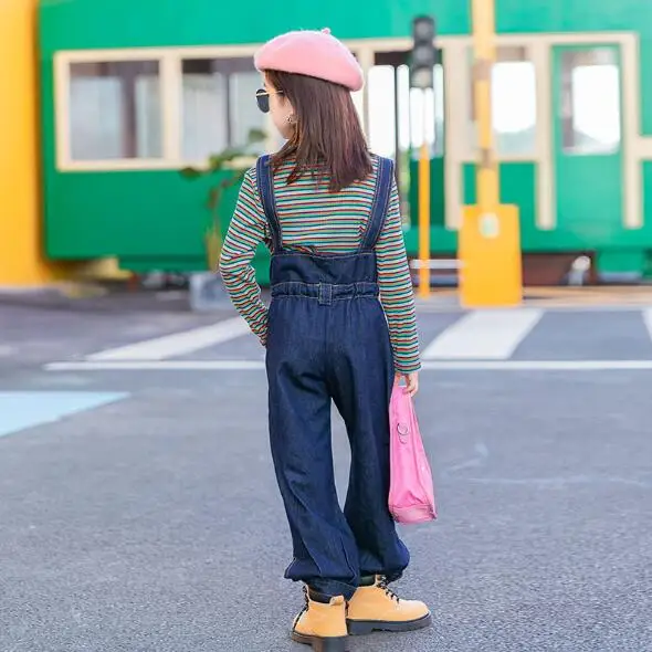 Cultiseed Girls Autumn Sets Clothes Big Children Girls Striped T-Shirt+Jeans Overalls 2pc Set Suits Kids Sports Loose Casual Set
Cultiseed Girls Autumn Sets Clothes Big Children Girls Striped T-Shirt+Jeans Overalls 2pc Set Suits Kids Sports Loose Casual Set