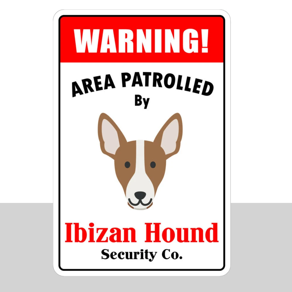 Алюминиевая зона предупреждения, патрулированная Ibizan Hound 8X12, металлическая новинка, декоративная металлическая вывеска
Алюминиевая зона предупреждения, патрулированная Ibizan Hound 8X12, металлическая новинка, декоративная металлическая вывеска