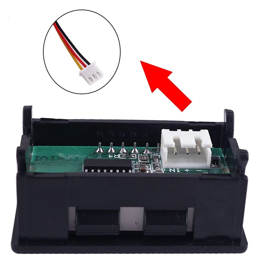 DC 2.5V to 30V Digital Voltmeter Voltage Panel Meter Red/Blue/Green For 6V 12V Electromobile Motorcycle Car
DC 2.5V to 30V Digital Voltmeter Voltage Panel Meter Red/Blue/Green For 6V 12V Electromobile Motorcycle Car