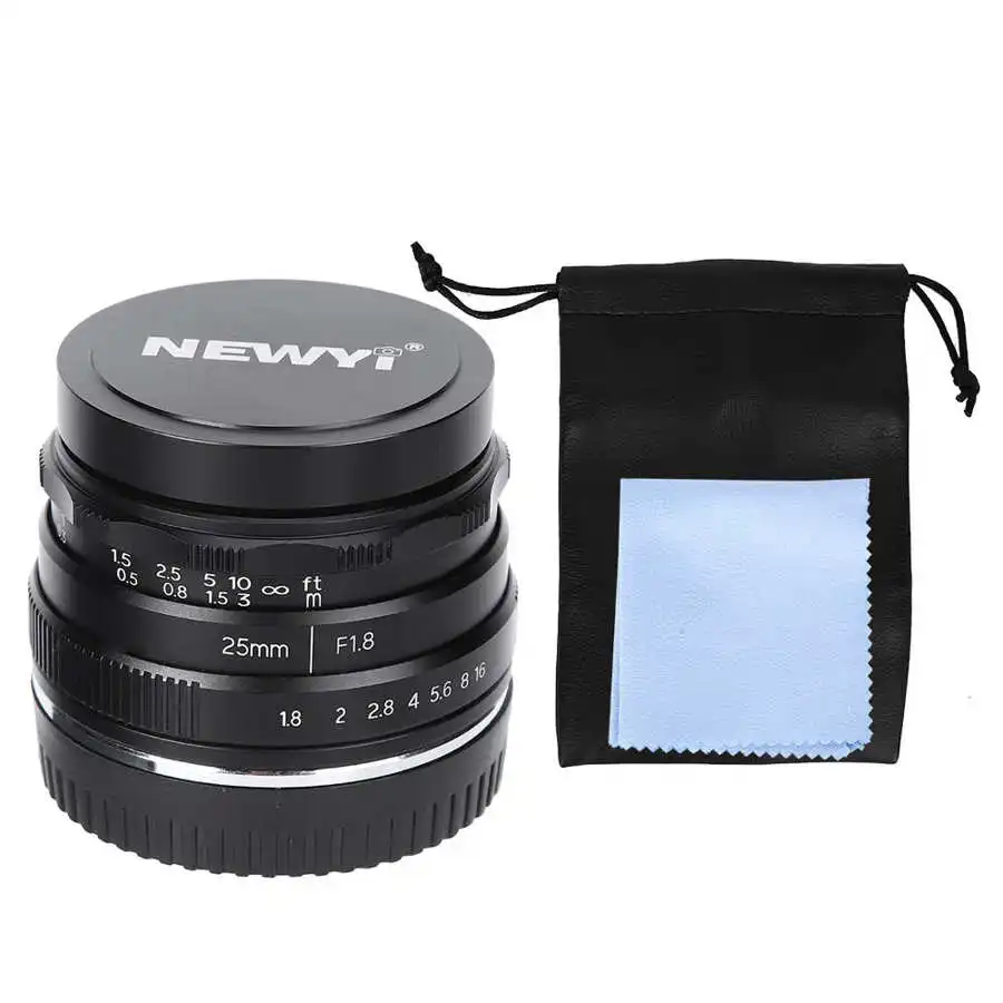 NEWYI 25mm F1.8 Z Mount Large Aperture Scenery Portrait Lens for Nikon Z7/Z6/Z5/Z50 Camera camera lens accessories lenses
NEWYI 25mm F1.8 Z Mount Large Aperture Scenery Portrait Lens for Nikon Z7/Z6/Z5/Z50 Camera camera lens accessories lenses