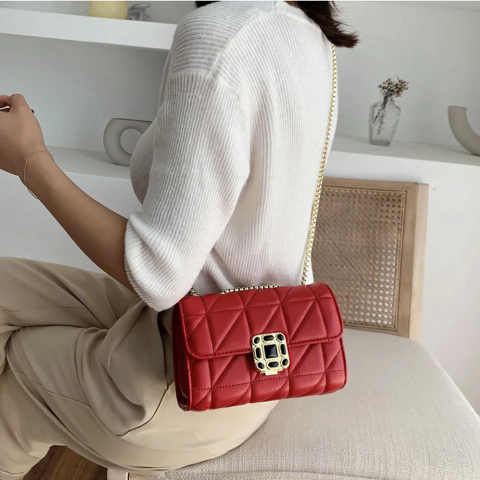 2021 New Mini Handbags Women Fashion PU Leather Chain Messenger Bag Purses Simple Travel Shoulder Crossbody Bags Small Flap Bag
2021 New Mini Handbags Women Fashion PU Leather Chain Messenger Bag Purses Simple Travel Shoulder Crossbody Bags Small Flap Bag