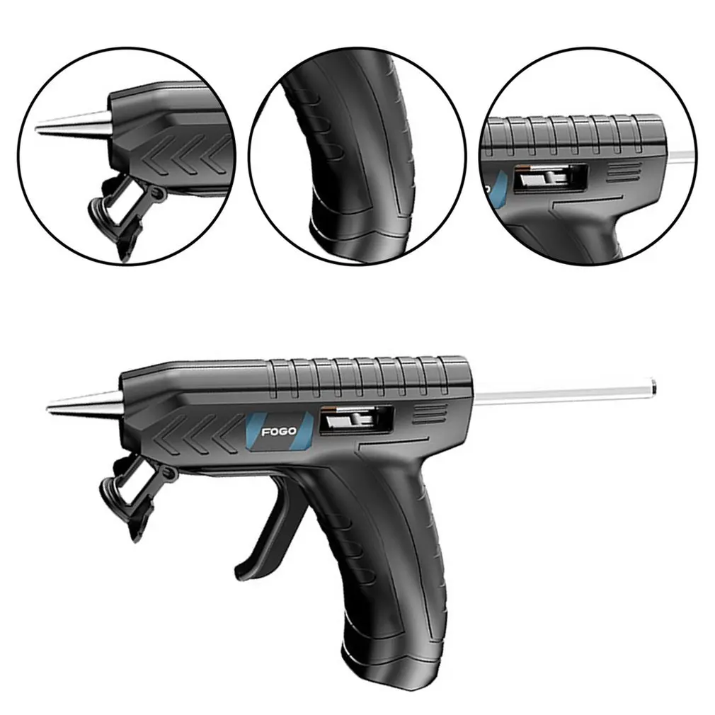 40W Electric DIY Hot Melt Glue Guns Rechargeable Lithium Wireless Hot Melt Glue Machine Hand Craft Power Tool With Glue Sticks
40W Electric DIY Hot Melt Glue Guns Rechargeable Lithium Wireless Hot Melt Glue Machine Hand Craft Power Tool With Glue Sticks