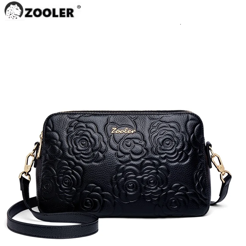ZOOLER Genuine Leather Bags Brands Purses For Women Shoulder Bag Embossed Floral Black Bolsa Feminina #YC221
ZOOLER Genuine Leather Bags Brands Purses For Women Shoulder Bag Embossed Floral Black Bolsa Feminina #YC221