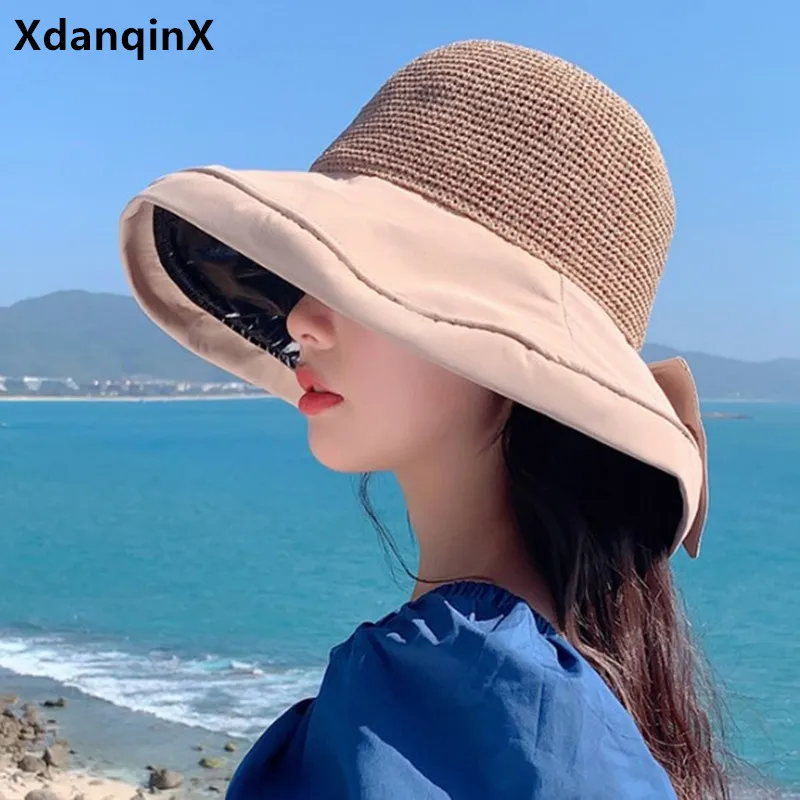 XdanqinX Новая Летняя женская шляпа Панама Шляпы Складная дышащая дорожная соломенная шляпа с бантом украшение женская пляжная шляпа
XdanqinX Новая Летняя женская шляпа Панама Шляпы Складная дышащая дорожная соломенная шляпа с бантом украшение женская пляжная шляпа