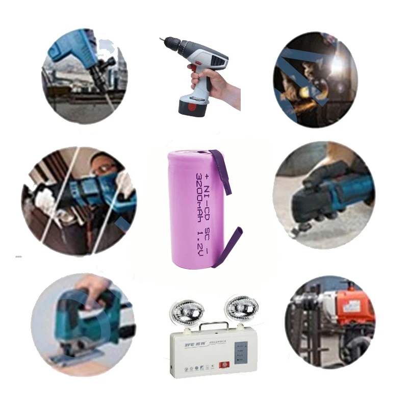 15/30/40PCS SC 3200mAh 1.2V Rechargeable Battery 4/5SC Sub C Ni-cd Cell with Welding Tabs for Electric Drill Screwdriver
15/30/40PCS SC 3200mAh 1.2V Rechargeable Battery 4/5SC Sub C Ni-cd Cell with Welding Tabs for Electric Drill Screwdriver