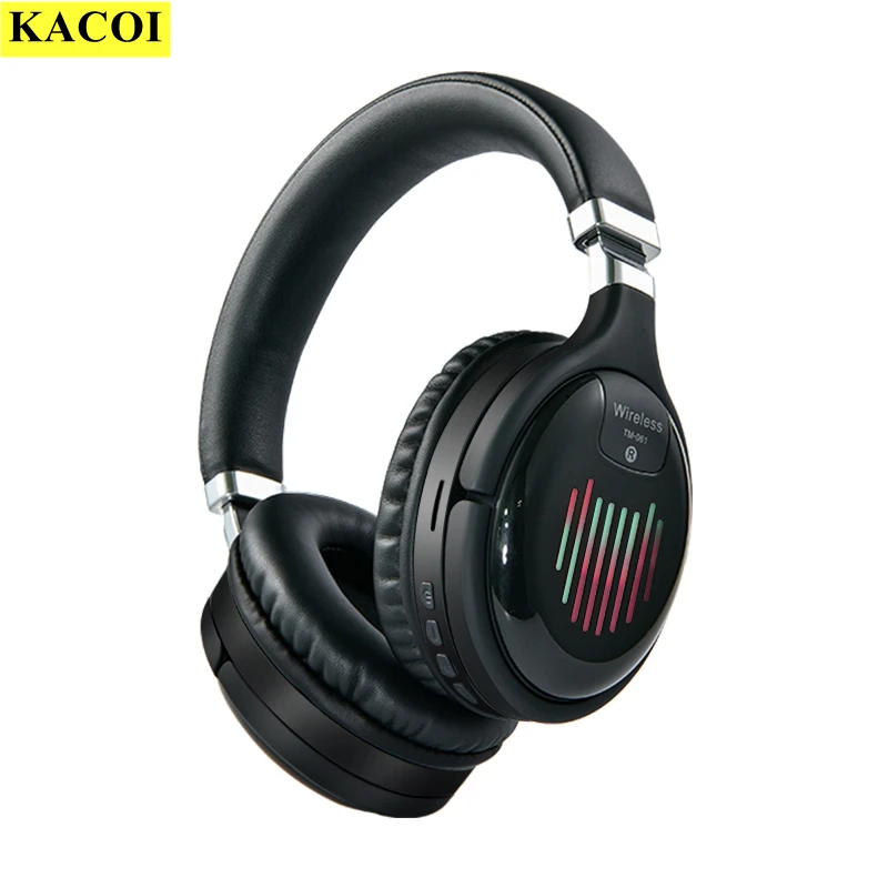KOCOI Bluetooth Wireless Headphones LED Lights Sports Earphone 3D Stereo Gaming Headset with Microphone TF Card for mobile phone
KOCOI Bluetooth Wireless Headphones LED Lights Sports Earphone 3D Stereo Gaming Headset with Microphone TF Card for mobile phone