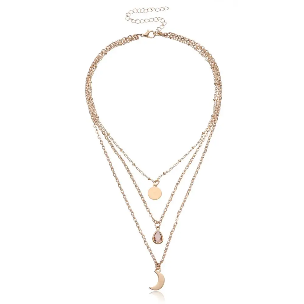 Hot Sale Gold Multilayer Chain Necklace Women New Bohemian Pendant Shell Pearl Cross Necklaces Ethnic Female Fashion Jewelry
Hot Sale Gold Multilayer Chain Necklace Women New Bohemian Pendant Shell Pearl Cross Necklaces Ethnic Female Fashion Jewelry