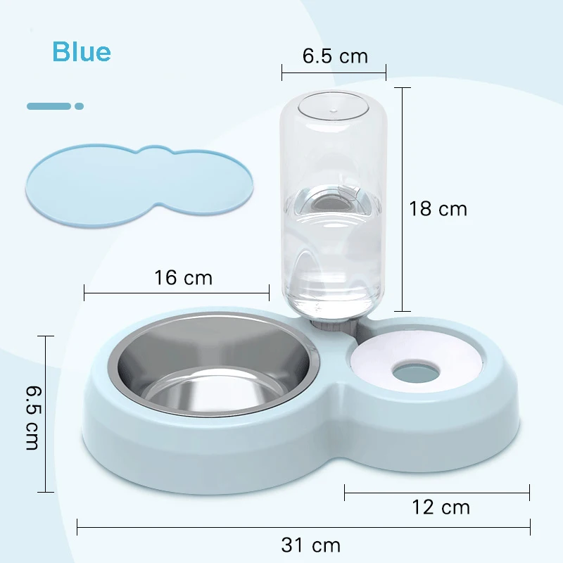 Pet Cat Bowl Automatic Feeder Dog Cat Food Bowl With Water Fountain Bowl Drinking Raised Stand Dish Bowls For Cats
Pet Cat Bowl Automatic Feeder Dog Cat Food Bowl With Water Fountain Bowl Drinking Raised Stand Dish Bowls For Cats