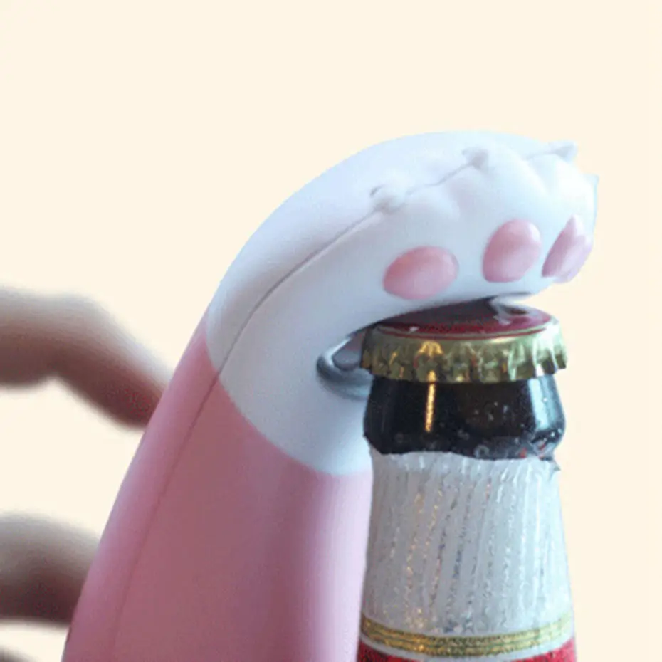 1pc Cute Cat Paw Bottle Beer Opener Creative Opener Tools Bar Drinking Accessories Home Kitchen Party Supplies
1pc Cute Cat Paw Bottle Beer Opener Creative Opener Tools Bar Drinking Accessories Home Kitchen Party Supplies
