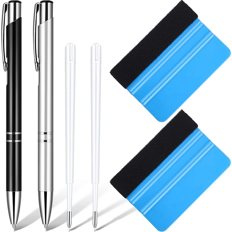 2X Air Release Pen Tool Pin Pen Craft Vinyl Air Release Weeding Tools With 2 Scrapers 2 Refills For Squeegee Out Bubble
2X Air Release Pen Tool Pin Pen Craft Vinyl Air Release Weeding Tools With 2 Scrapers 2 Refills For Squeegee Out Bubble