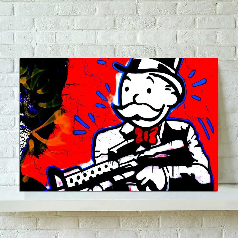 Alec Monopolys Gun Abstract Wall Art Oil Painting Poster Canvas Painting Print Pictures for Living Room Home Decor
Alec Monopolys Gun Abstract Wall Art Oil Painting Poster Canvas Painting Print Pictures for Living Room Home Decor