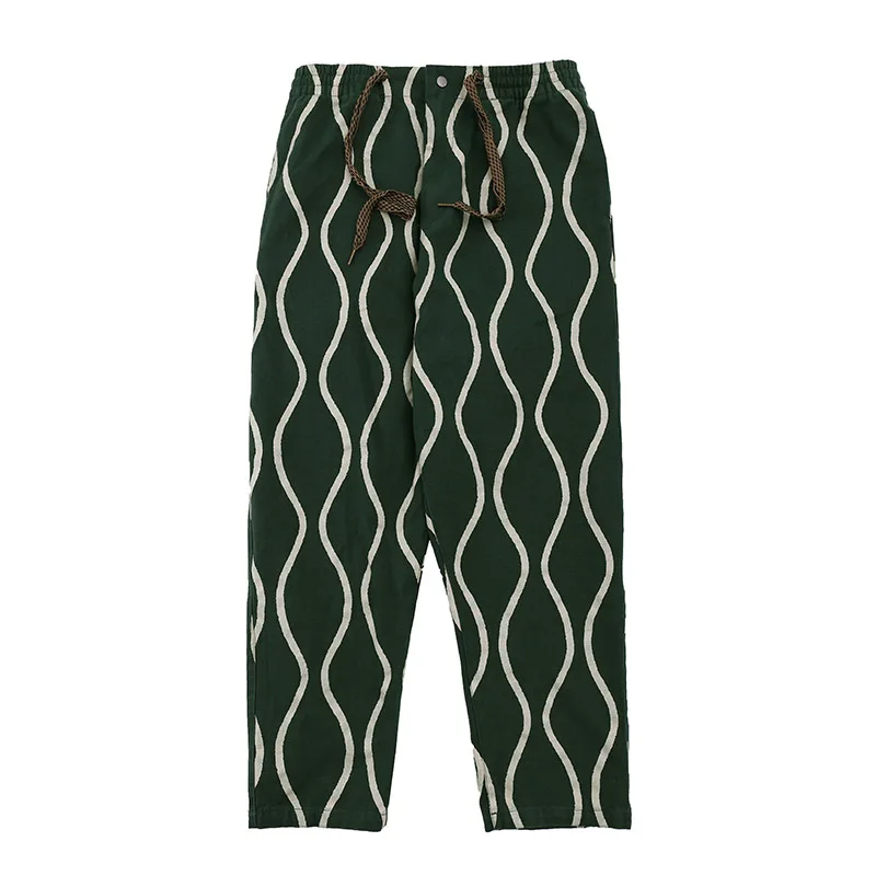 Fgss men's wear - new cotton and linen canvas water wave drawstring casual pants for men in autumn and winter of 2020
Fgss men's wear - new cotton and linen canvas water wave drawstring casual pants for men in autumn and winter of 2020