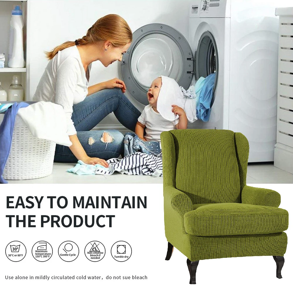 Elastic Armchair Wingback Chair Cover Stretch Sofa Chair Protector Waterproof Sloping Chair Covers
Elastic Armchair Wingback Chair Cover Stretch Sofa Chair Protector Waterproof Sloping Chair Covers